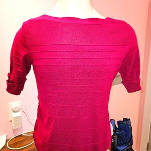 Dark pink sweater shirt